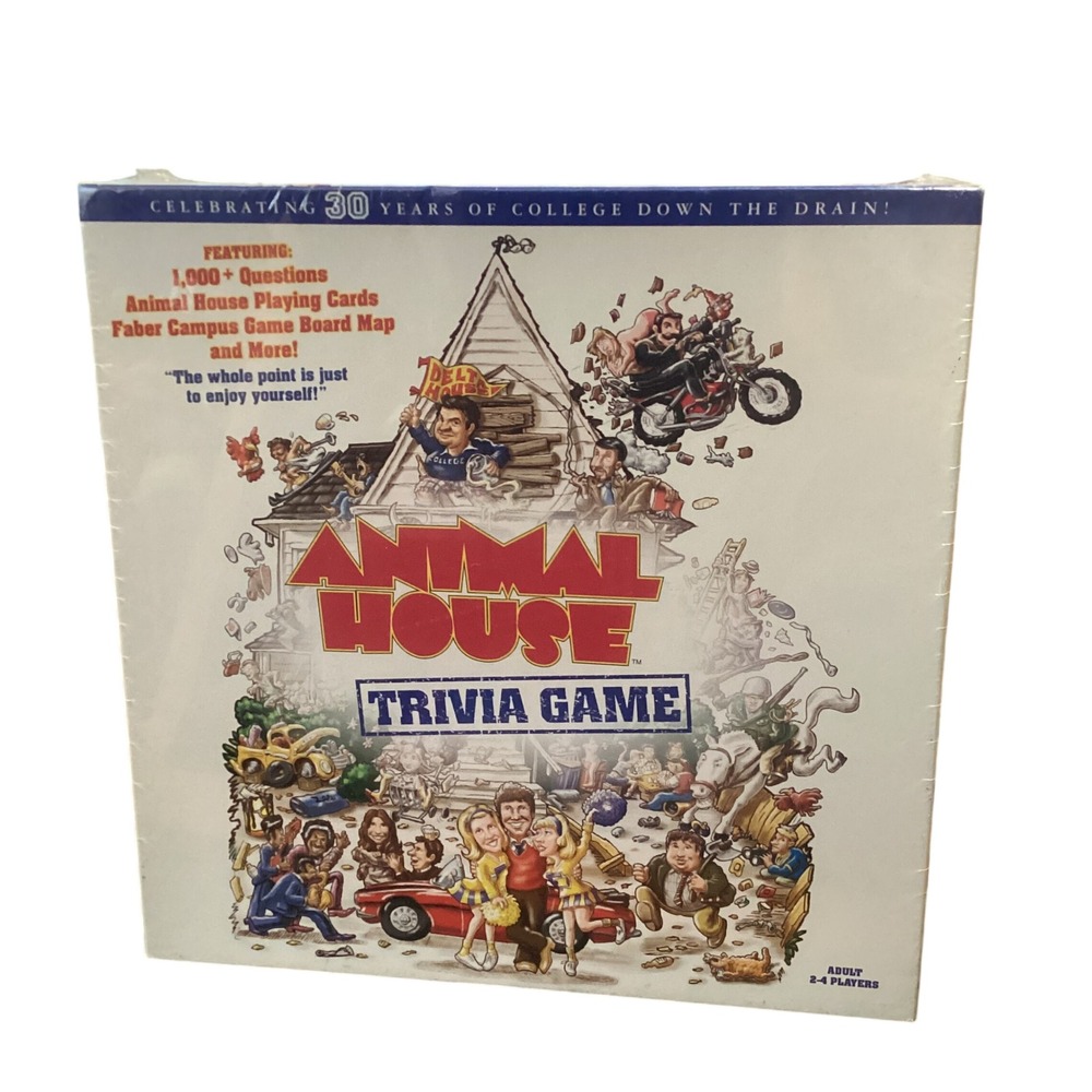 USAopoly Animal House Trivia Game 30th Anniversary Edition New Sealed 0030400403